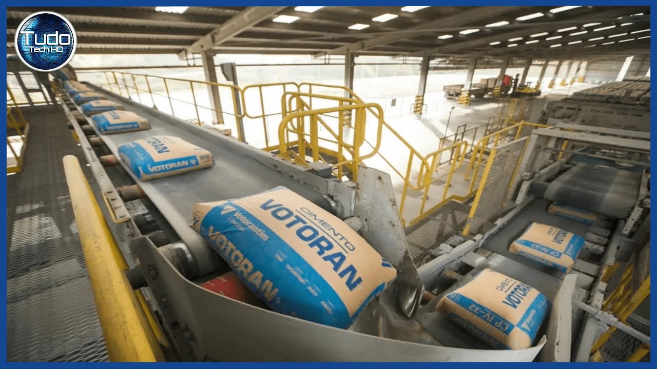 Como é feito o Cimento. Incrível Processo Industrial de Fabricação de Cimento/Concreto. Tudo Tech HD