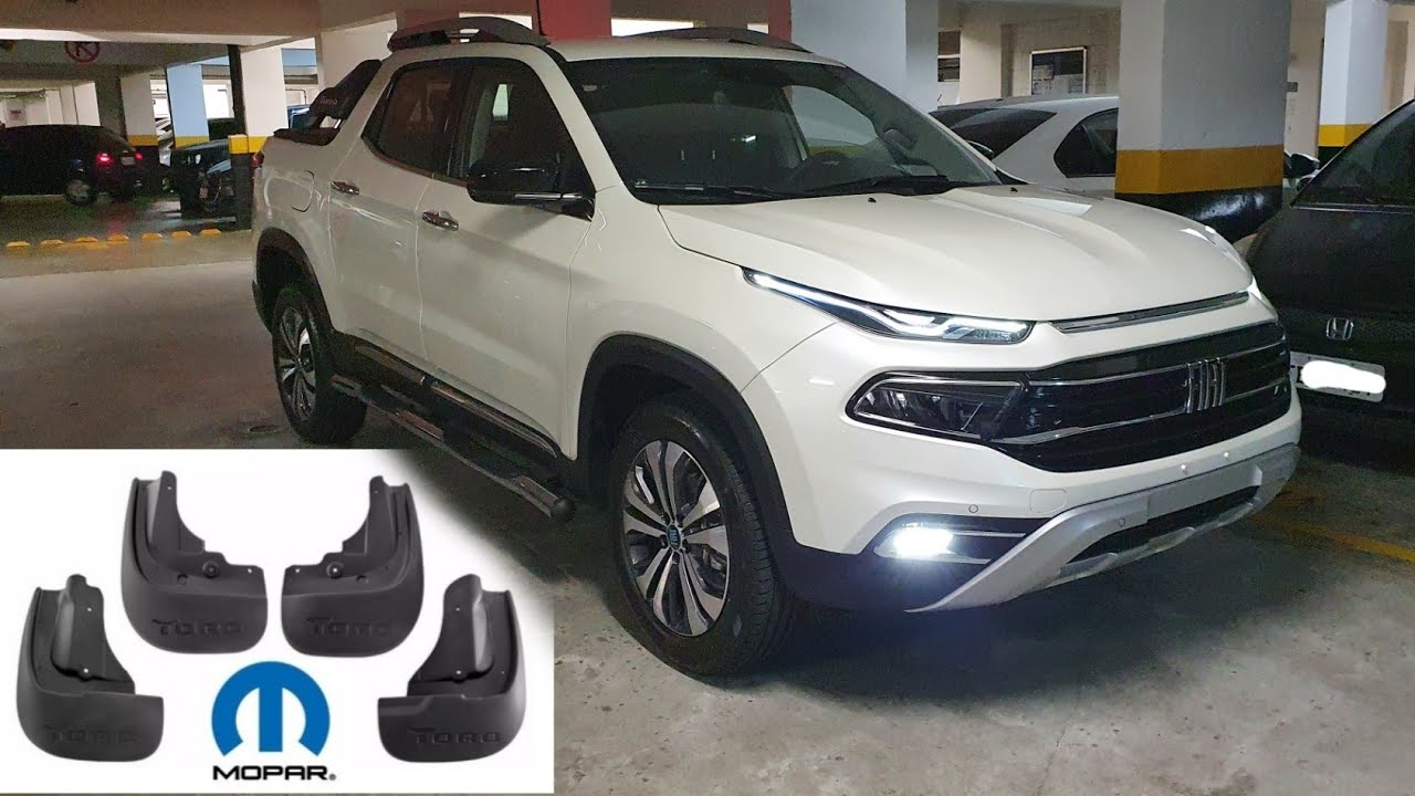 Como colocar Kit para-barro Nova Fiat Toro 2022