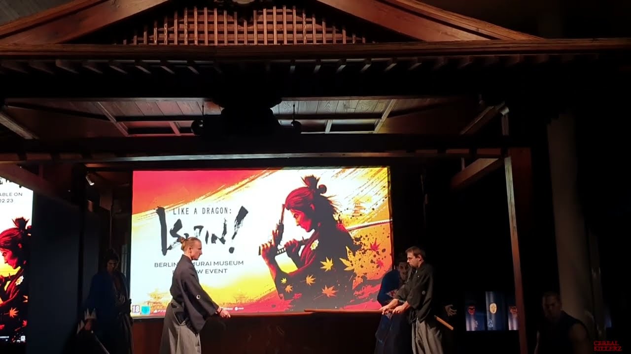 Samurai Show Fight from Hokushin Ittō-Ryū Hyōhō in the Samurai Museum Berlin