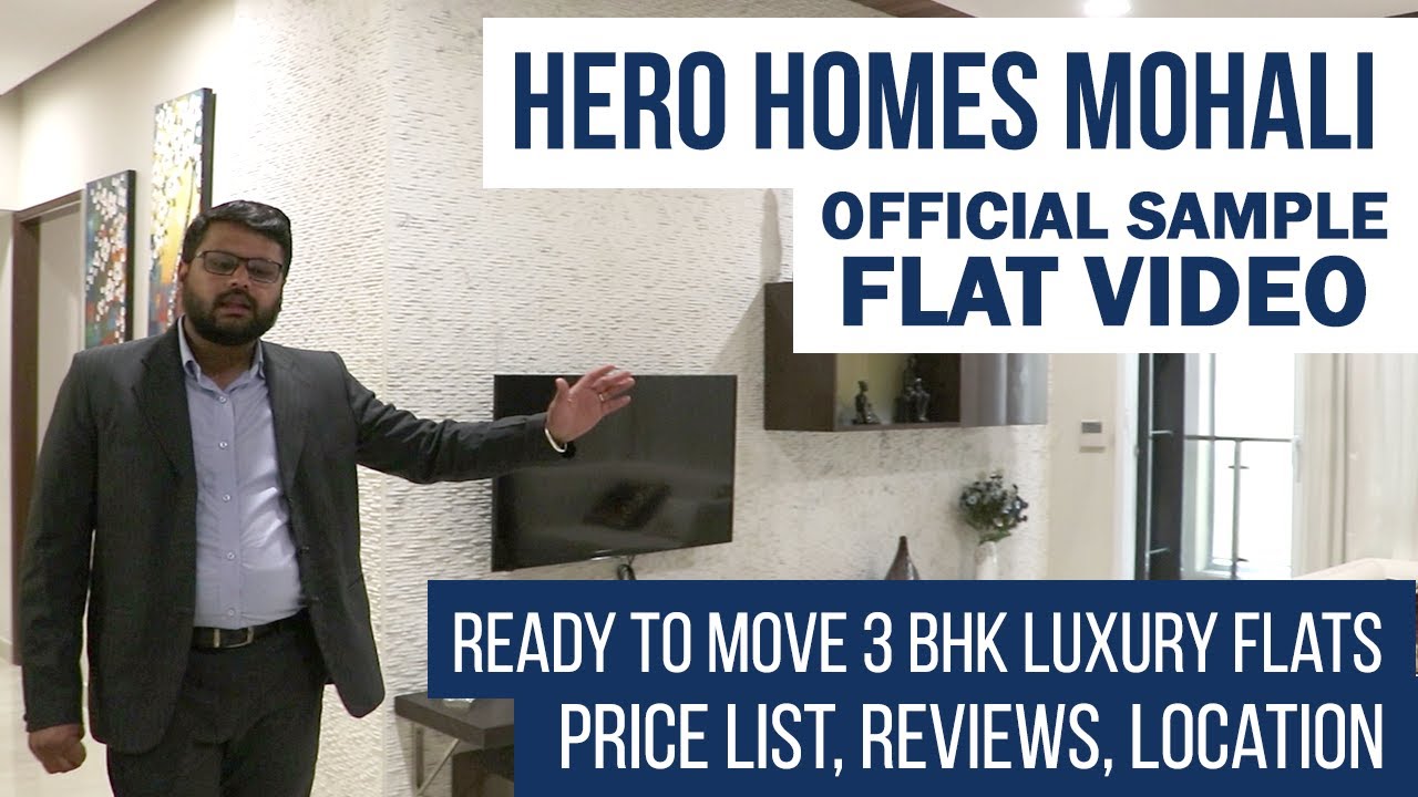 Hero Homes Mohali Official Sample Flat, Hero Homes price List, Reviews, Location |  Call 9915866603