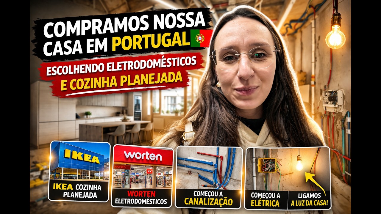 Compramos nossa casa em Portugal e fomos escolher os eletrodom&eacute;sticos da cozinha