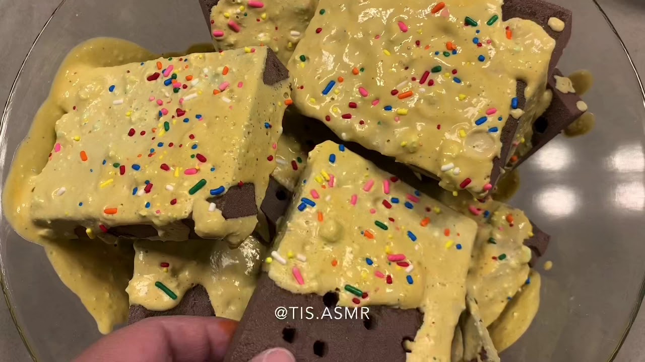 FOUR ASMR VIDEOS IN ONE ! SAHARA FLORAL FOAM (ASMR SOUNDS)