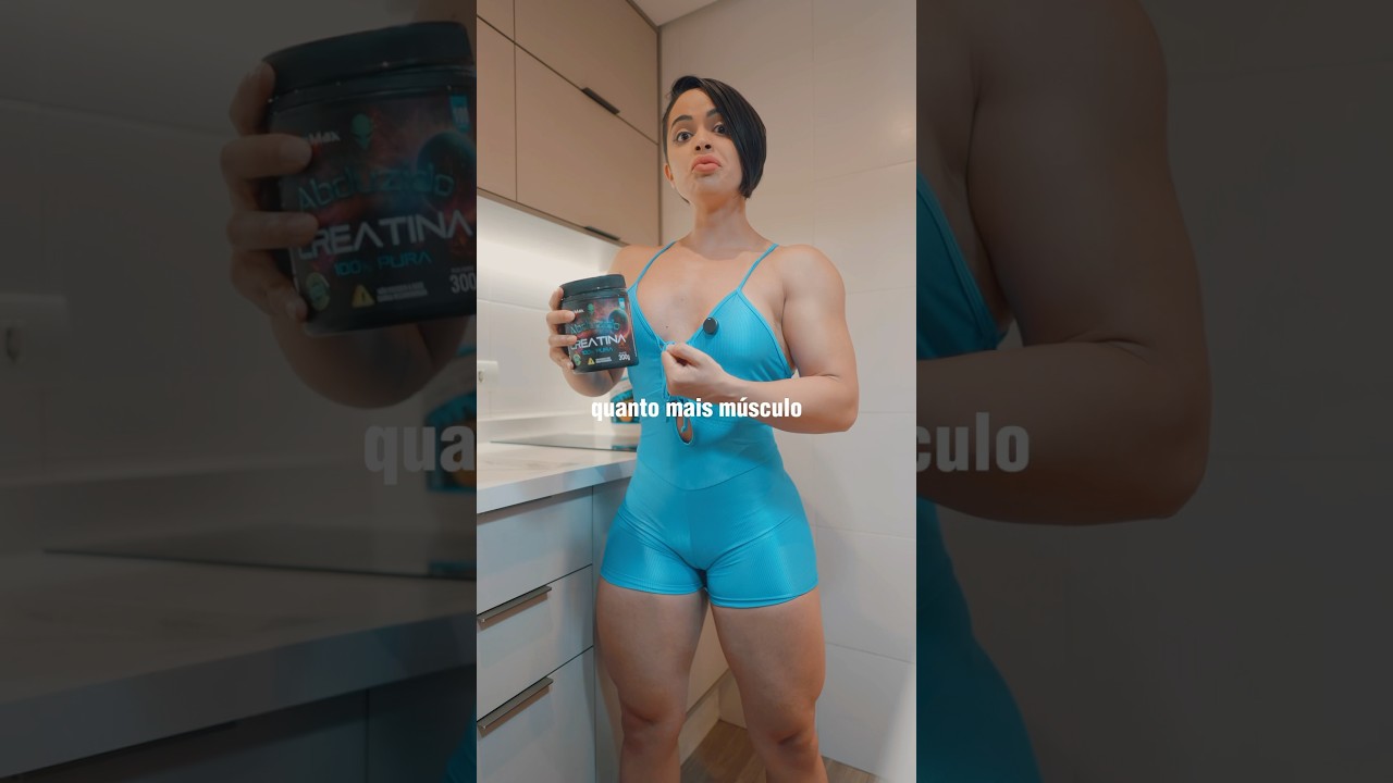 S&oacute; tomando creatina voc&ecirc; pode ganhar 1,1kg de massa muscular