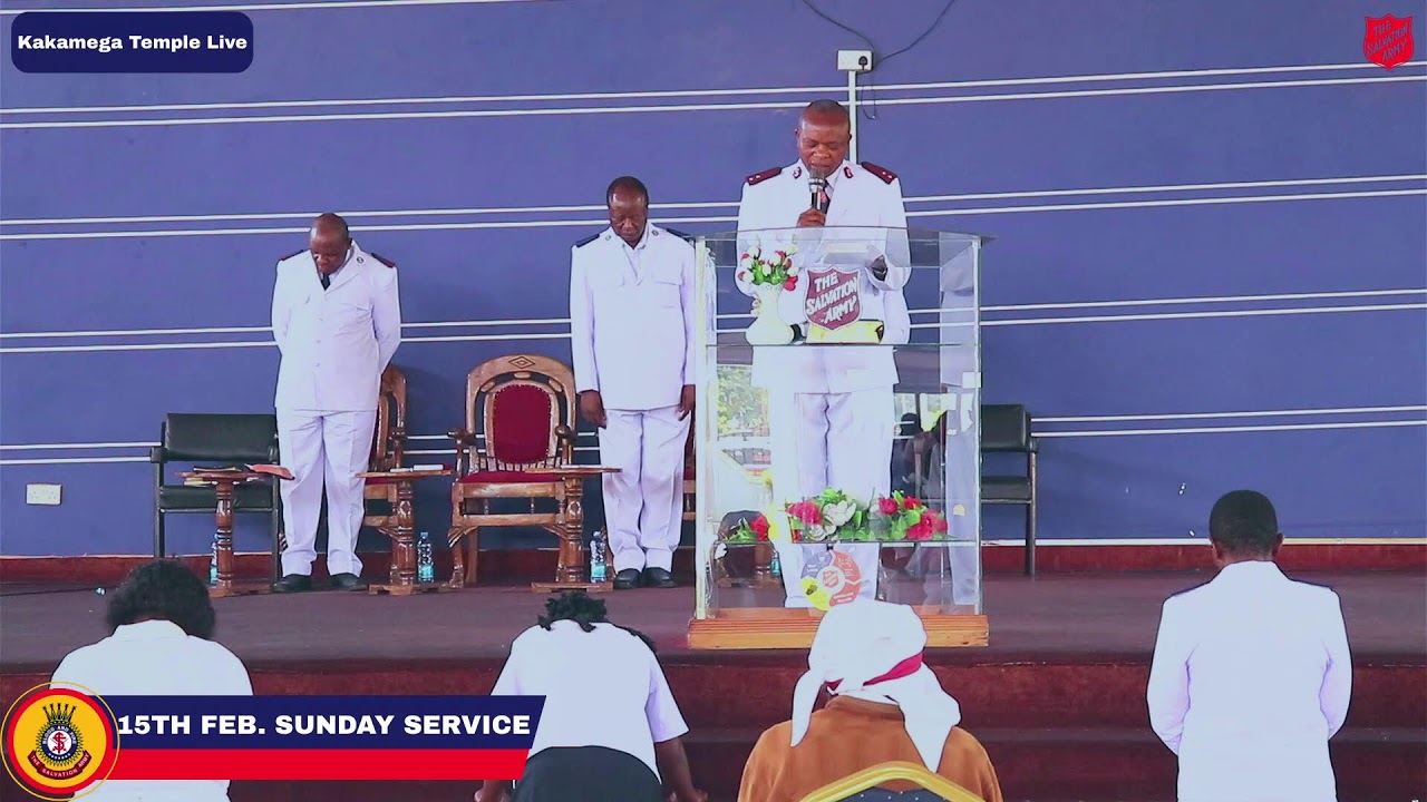 THE SALVATION ARMY KAKAMEGA TEMPLE SUNDAY SERVICE LIVE