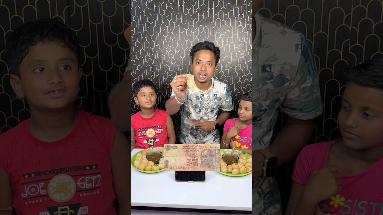 ￼Chale vs may fuchka challenge ￼!! Get 10 rupees for eating 1 fuchka Bengali mini blog #shorts 😭