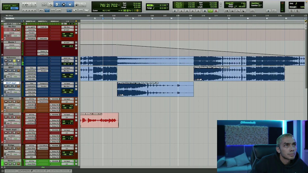 Live Recording, Mixing & Mastering Session | Watch a Song Get Built from Scratch Pt. 22 PT. 2