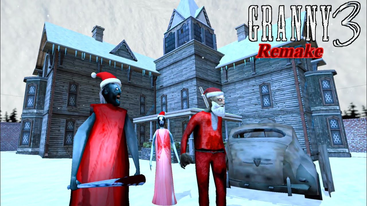 Granny 3 Remake Christmas Theme Unofficial Full Gameplay