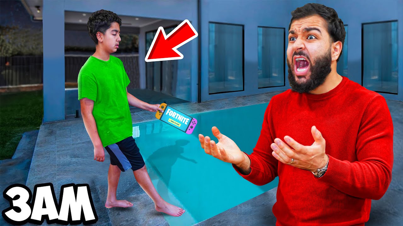 I CAUGHT My Little Brother SLEEPWALKING At 3AM... (HE WENT TO THE STORE!)