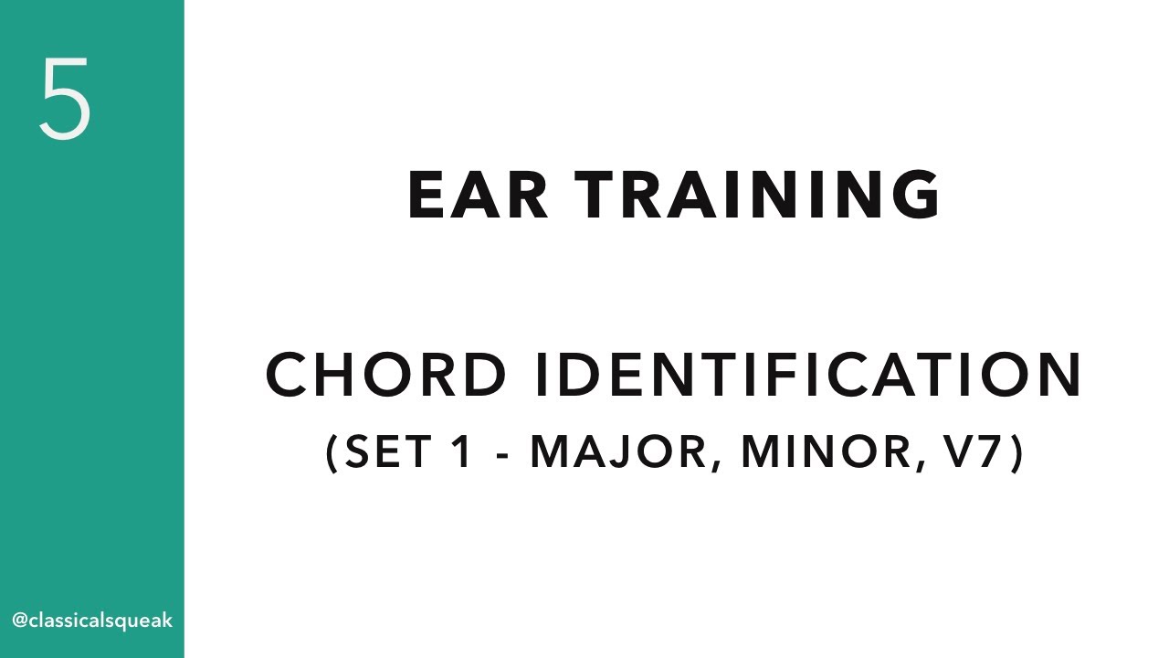 RCM Level 5 Chords (Ear Training - Major, Minor, Dominant Seventh) | Set 1