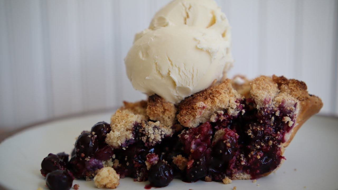 The Best Blueberry Pie Recipe With A Double Crumb Topping
