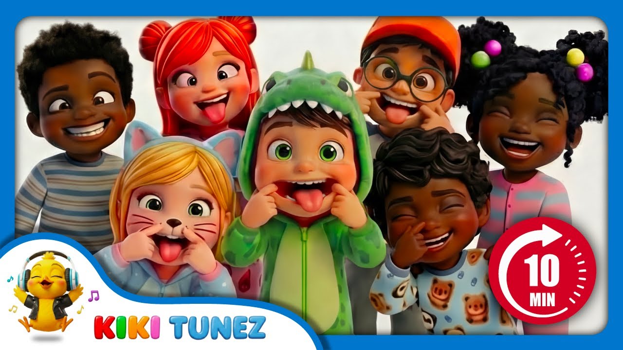 Kinderlieder Mix zum Mitsingen & Lernen 🎵 10 Minuten Kiki Tunez