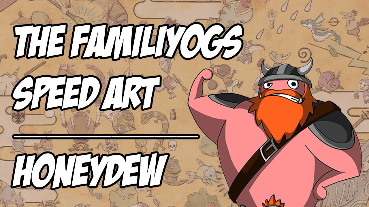 'The Familiyogs' Speed Art (Yogscast + Ni No Kuni) - Honeydew