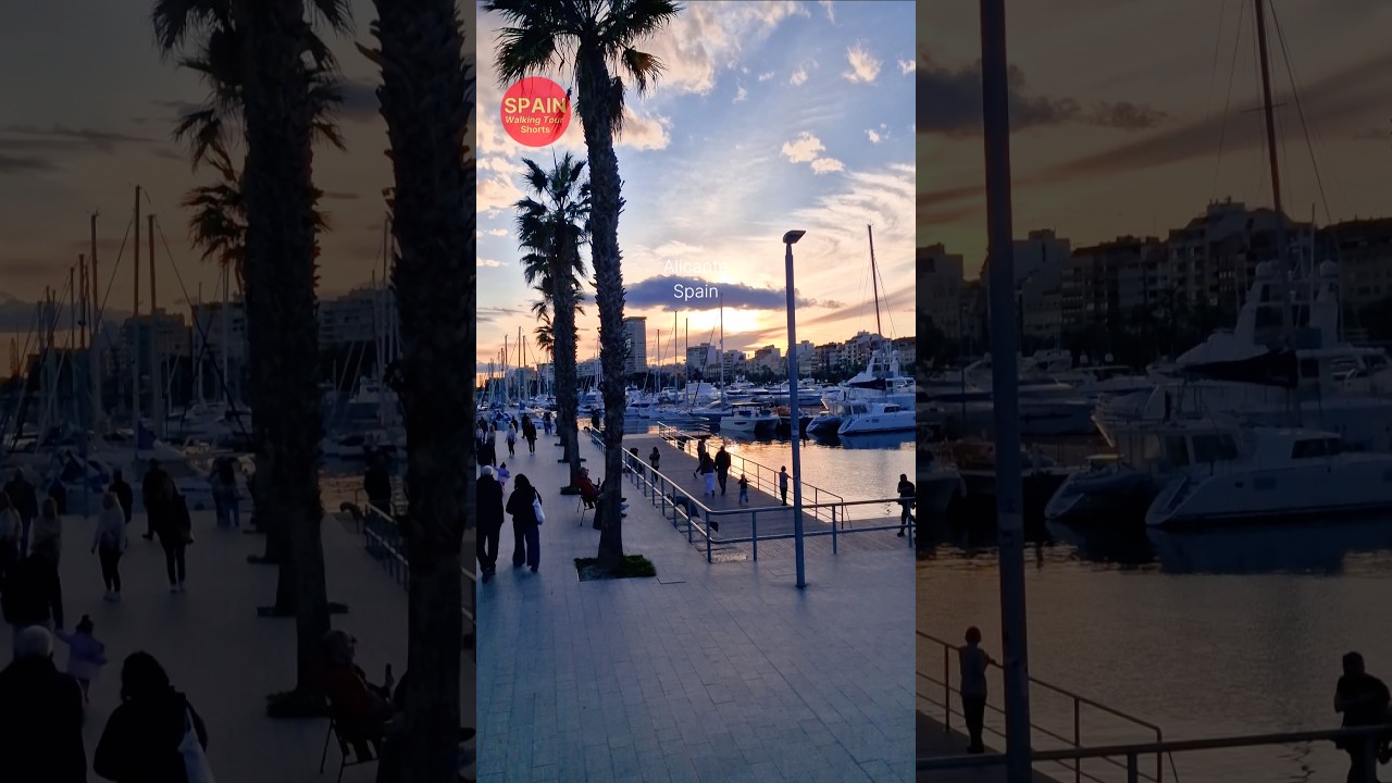 😍 Evenings in ALICANTE, Spain 🇪🇦 Walking Tour 