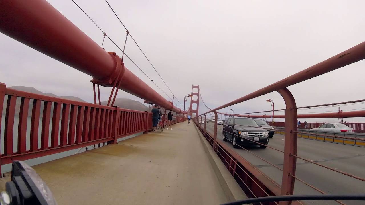 Biking Across the Golden Gate Bridge from SF to Sausalito
