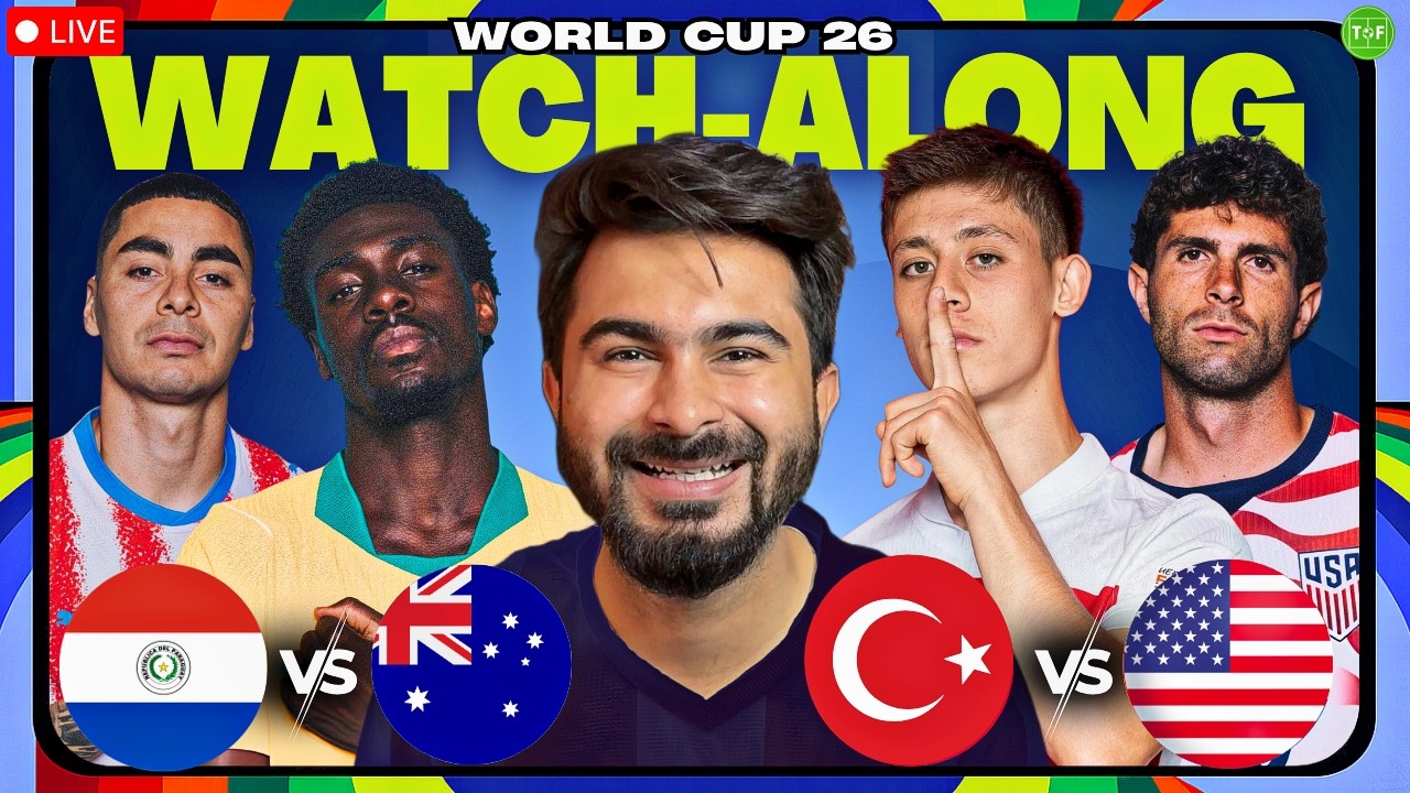 Paraguay v Australia | Turkey v USA FIFA World Cup LIVE Watchalong | TFHD