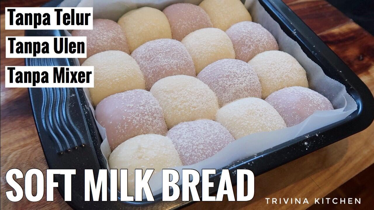 JAPANESE MILK BREAD yang VIRAL | Lembut Walau Tanpa Telur Tanpa Ulen dan Tanpa MIxer