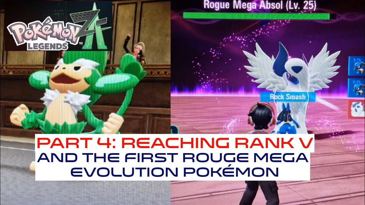 PART 4: DOUBLE RANK-UP AND ROUGE MEGA EVOLUTION BATTLE - Pokemon Legends Z-A
