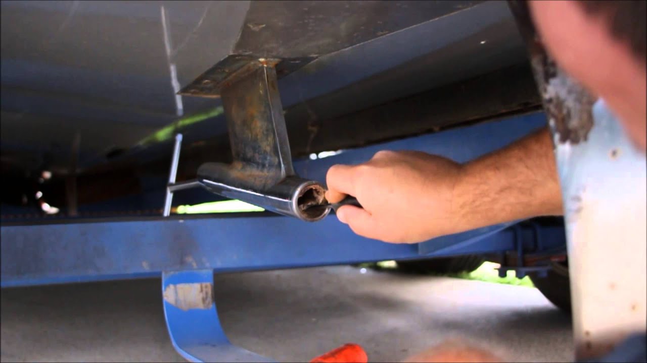 Flat Bottom V-Drive Strut Bushing Replacement - Part 3: Removing Old Strut Bushing