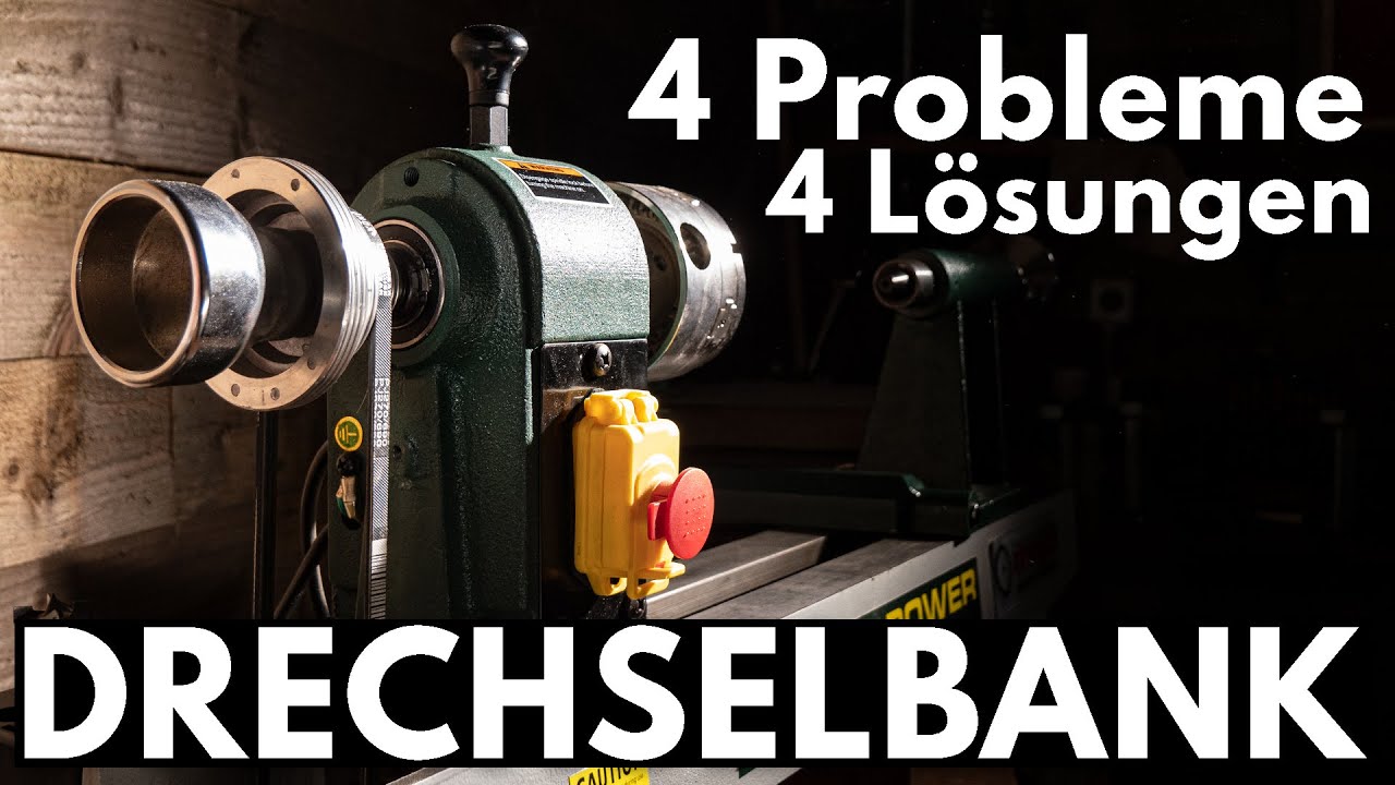 Drechselbank Maintenance Lager / Keilriemen / Welle / Riemenscheiben