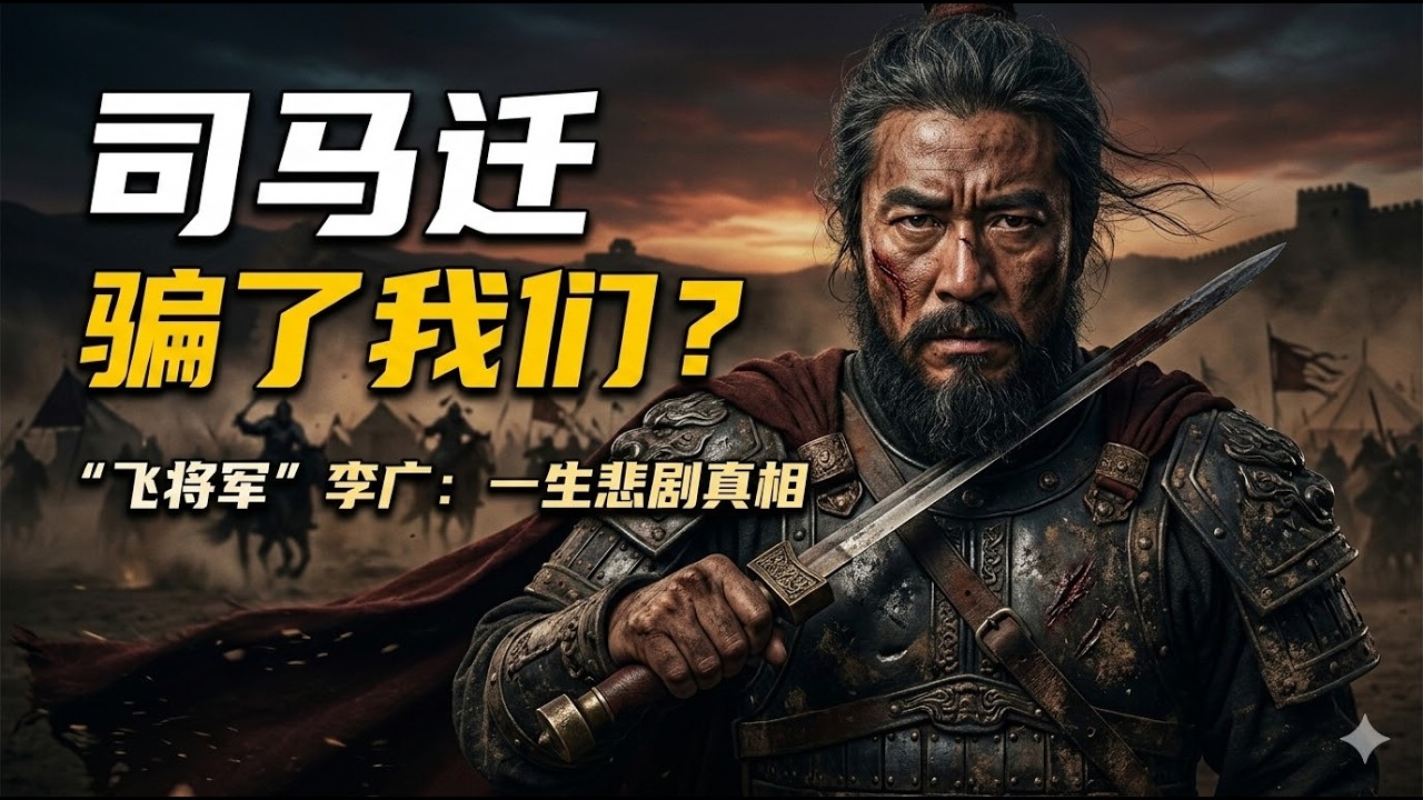被司马迁骗了2000年？揭开“飞将军”李广难封的残酷真相！能力越强死得越惨？#李广 #汉武帝 #史记 #中国历史 #飞将军