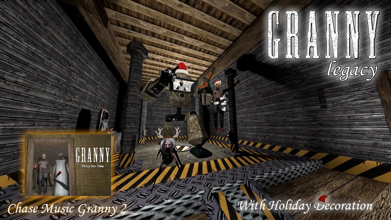 Granny Legacy (PC) - Robot Escape With Chase Music Granny 2 And Holiday Decoration