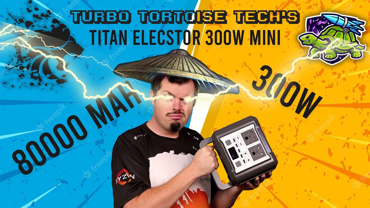 Titan Elecstor- 296WH 300W Mini Power Station REVIEWED!! It can even run a small PC!