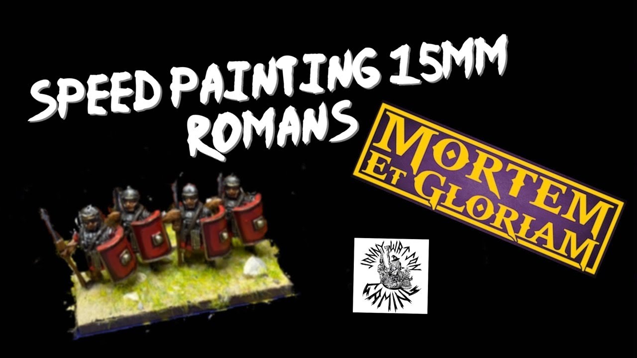 Speed Painting 15mm Romans From The Plastic Soldier Company