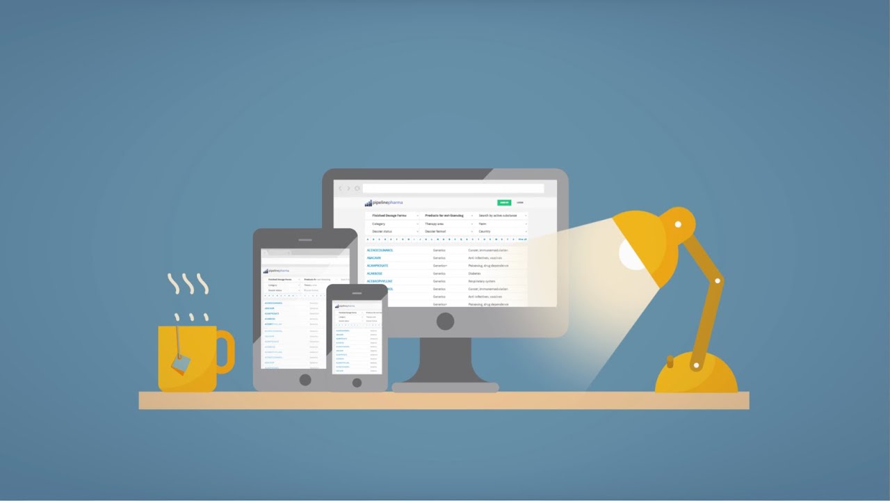 Pharmacy industry marketplace motion graphics animation @evamotion.net