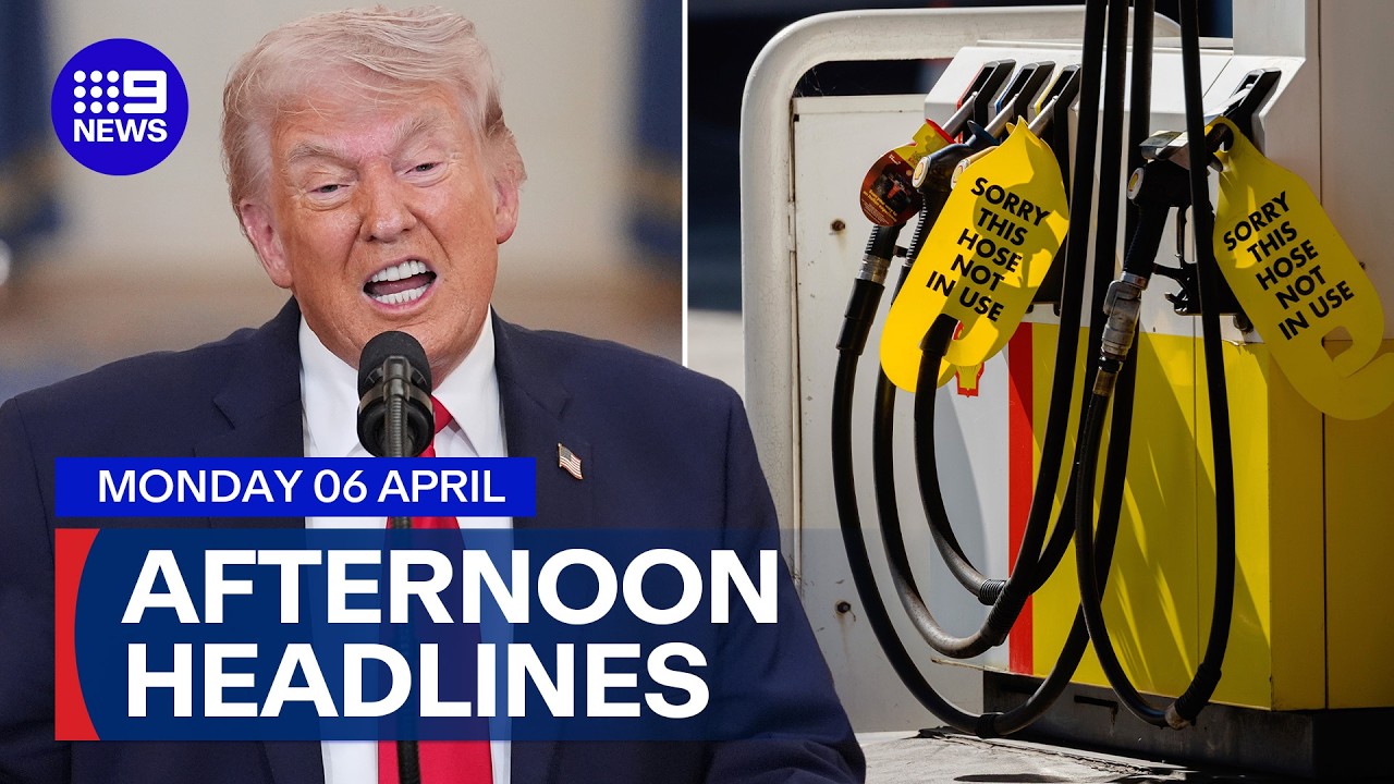 Trump fires off wild and expletive threat to Iran; Ongoing fuel supply anguish | 9 News Australia