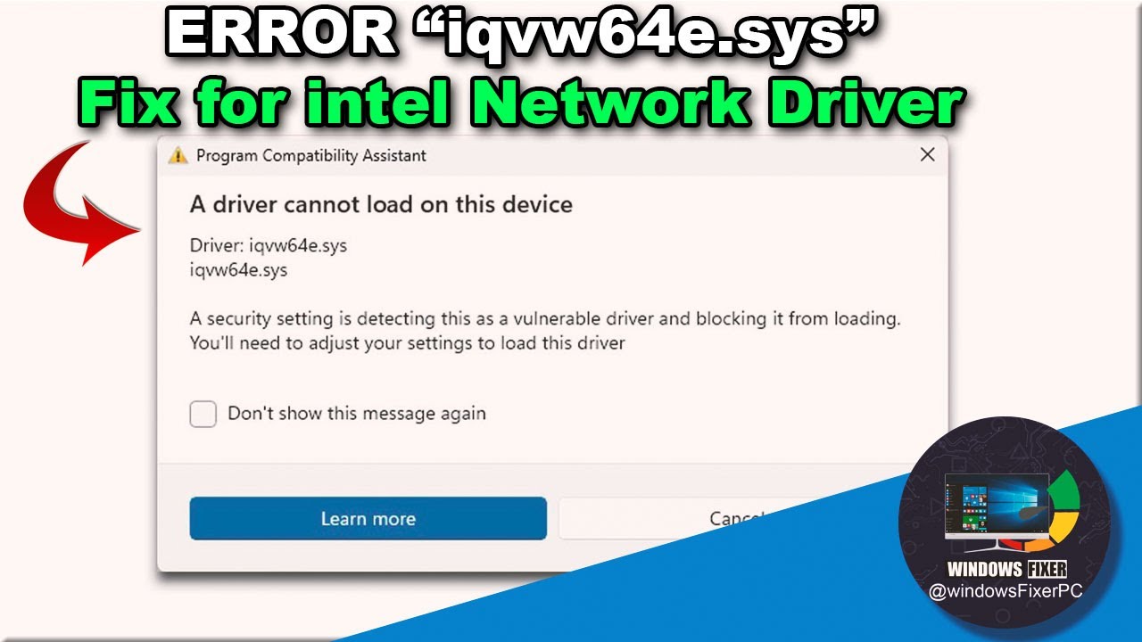 🔧 Fix 'A Driver Cannot Load on This Device' Error ➡️ 5 Easy Solutions [Windows 11/10]