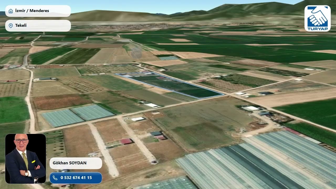 SATILIK - İZMİR MENDERES TEKELİ'DE 2000 M2 İÇİNDE MÜSTAKİL EV VE BAHÇE