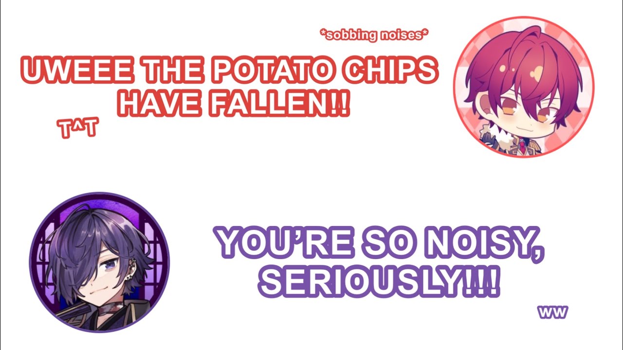 【KNIGHT A ENG SUBS】Vau cries because his potato chips fell