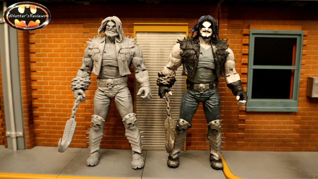 McFarlane DC Multiverse Lobo Platinum Chase Variant Unpainted Artist Proof Action Figure Review