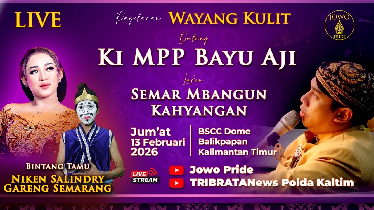 🔴LIVE Wayang Kulit Ki MPP Bayu Aji BT Niken Salindry, Gareng Semarang & Ciblek Banyumas | Balikpapan