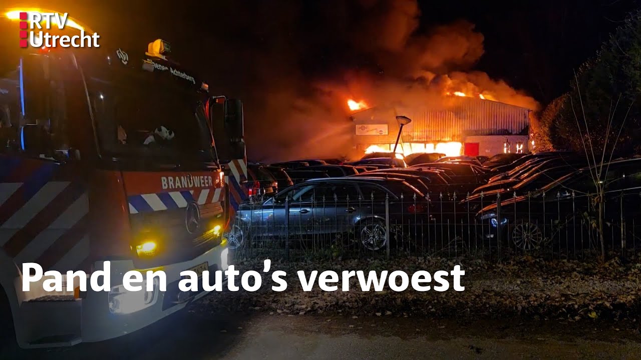 Brand bij garagebedrijf in Rhenen | RTV Utrecht