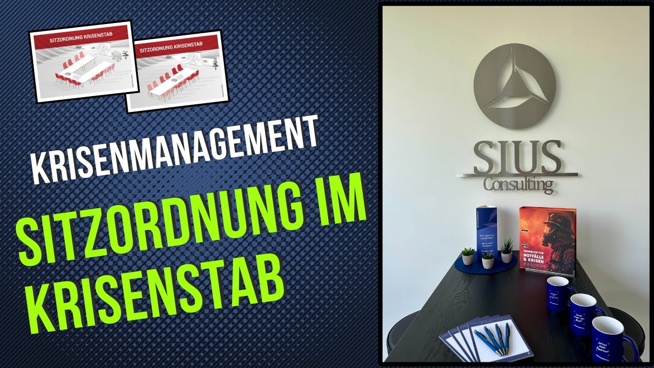 Die Bedeutung einer Sitzordnung im Krisenstab (Notfallmanagement / Krisenmanagement)