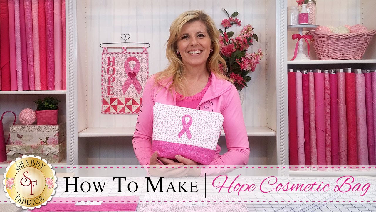 How to Make a Cosmetic Bag | a Shabby Fabrics Sewing Tutorial
