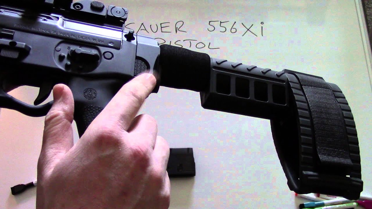 Sig Sauer 556XI Pistol, DDLES and Sig MPX Brace Review