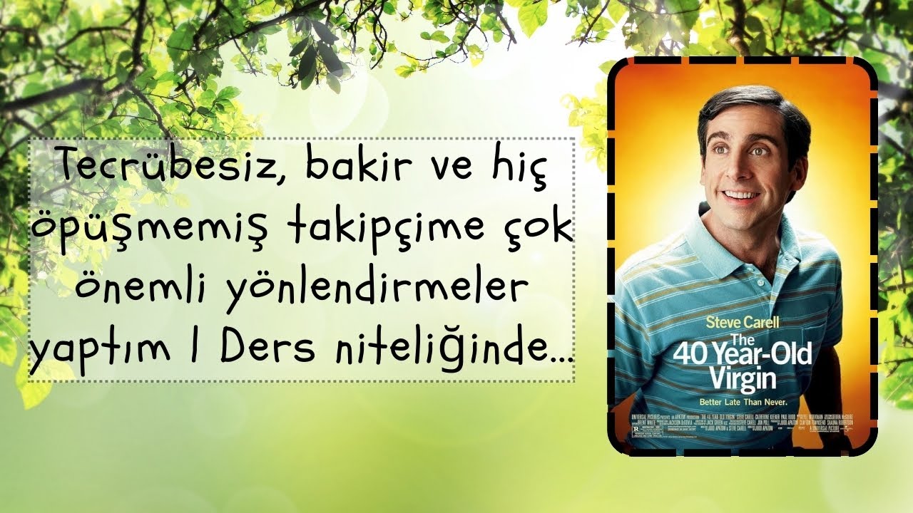 Tecrübesiz, Bakir ve Hiç Öpüşmemiş Takipçim | Ders Niteliğinde Tavsiyeler