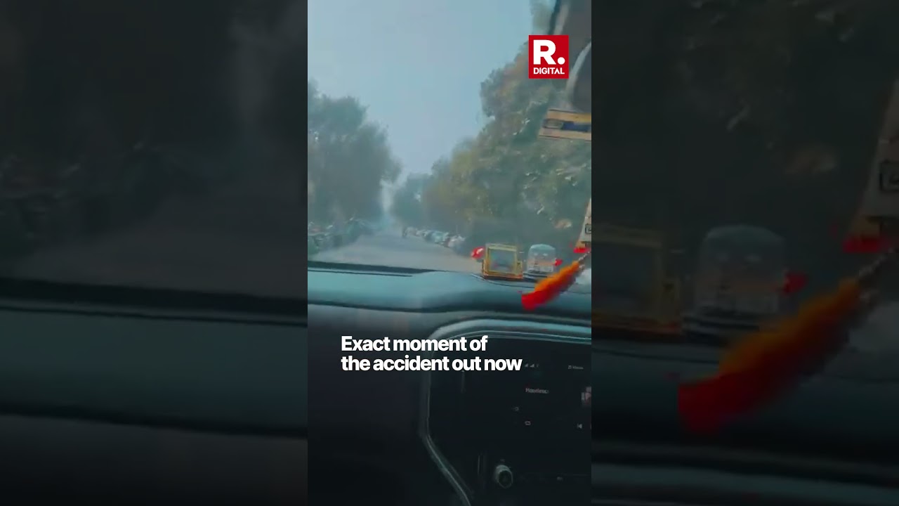 Dwarka Car Crash: Scorpio Video Surfaces Showcasing The Exact Moment Of The Accident