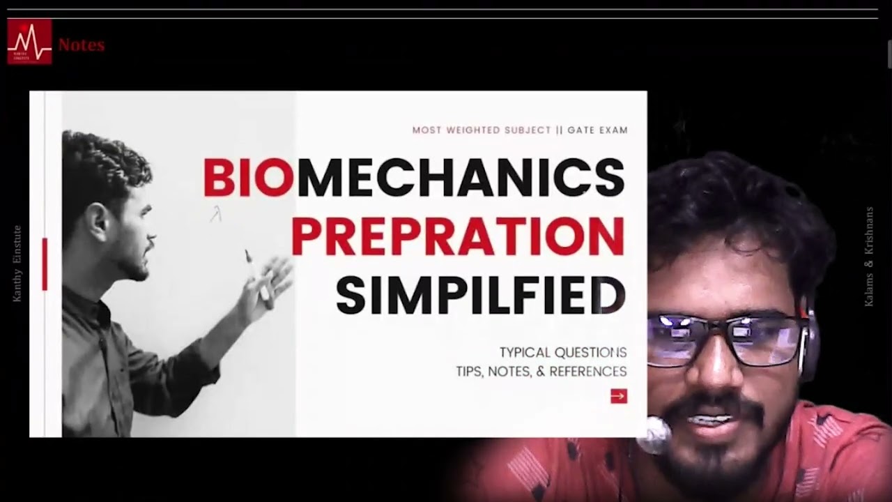 Biomechanics Revision Simplified | GATE Exam Important Topics