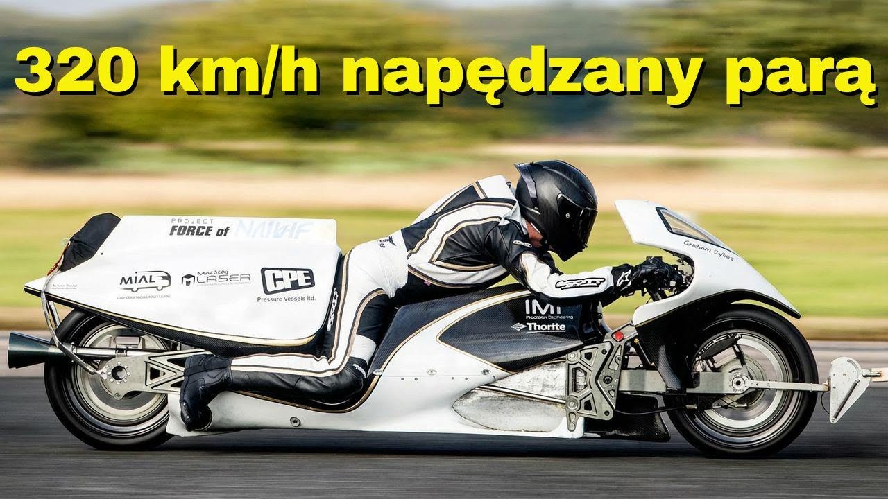 320 km/h na parowym motocyklu odrzutowym &ndash; zobacz to szaleństwo!