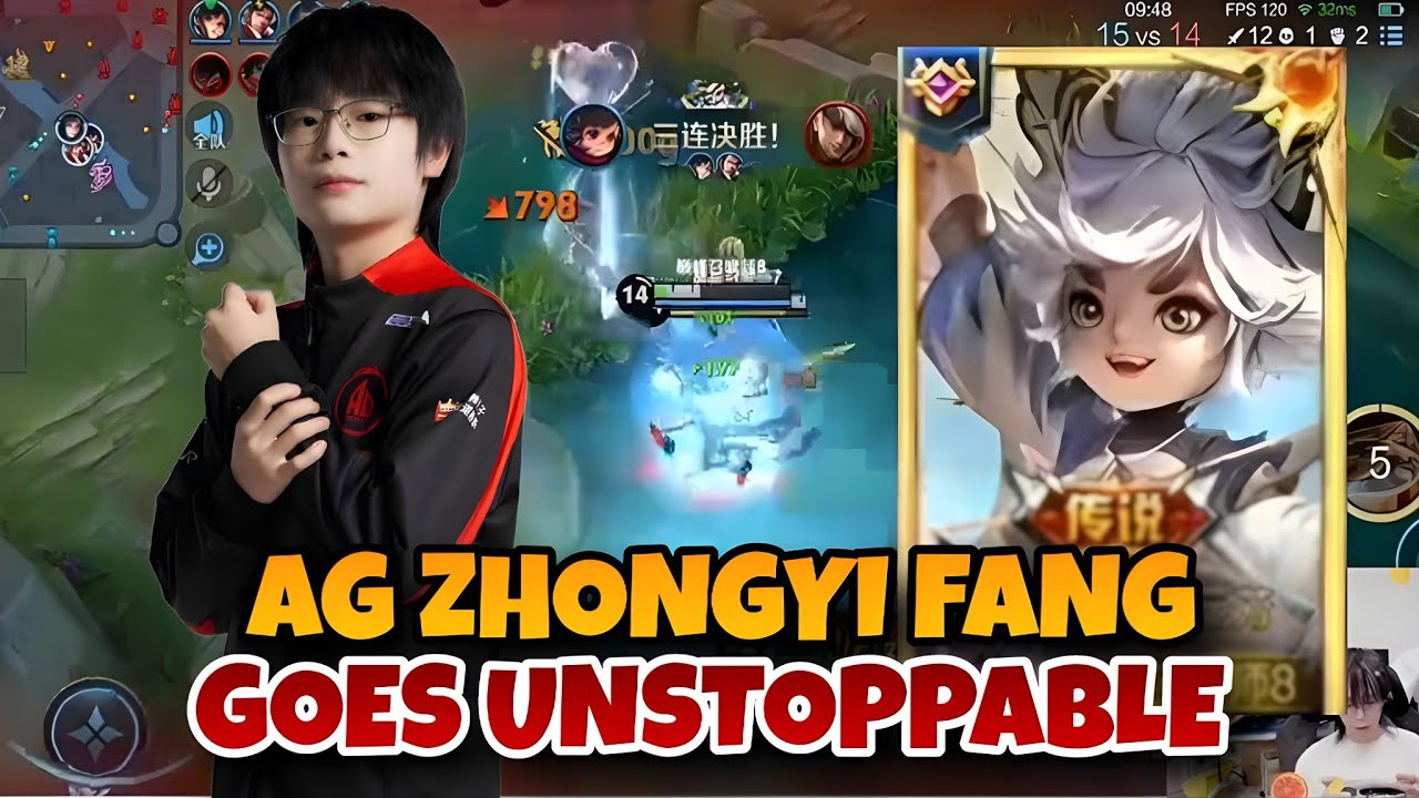 UNSTOPPABLE FANG SAVAGE 😱 | AG ZHONGYI HARD CARRY GAMEPLAY | HONOR OF KINGS