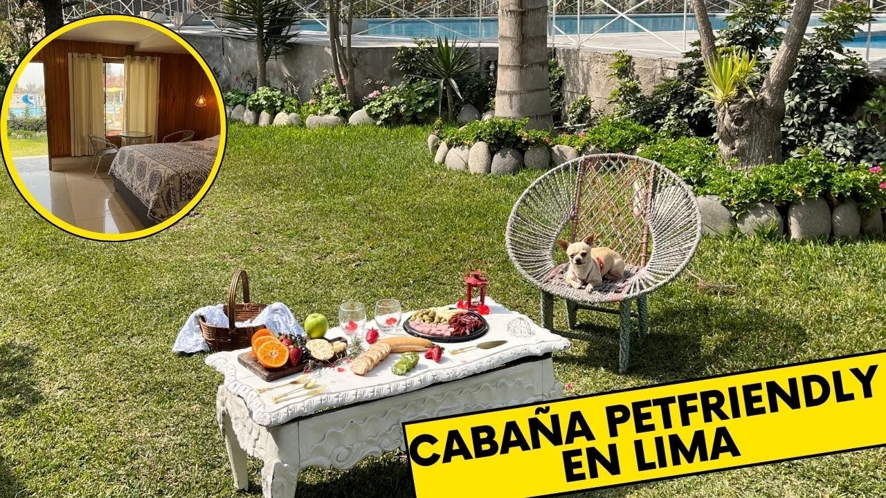 FUIMOS LOS UNICOS HUESPEDES EN CABAÑA A 45MIN DE LIMA, PETFRIENDLY CON PISCINAS Y JUEGOS