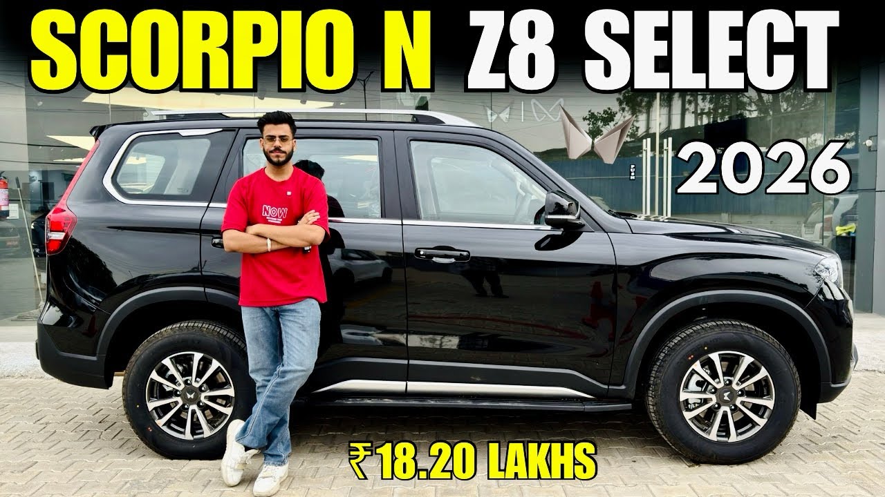 Mahindra Scorpio N Z8 Select 2026 Detailed Review ✅ Scorpio N Z8 Select Diesel MT Price & Features 🔥