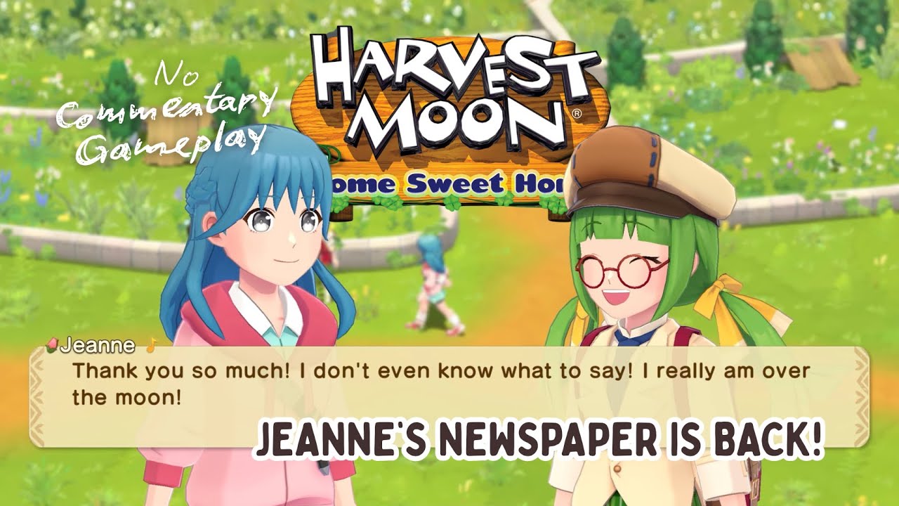 HARVEST MOON: Home Sweet Home – Jeanne's Problem | No Commentary Gameplay