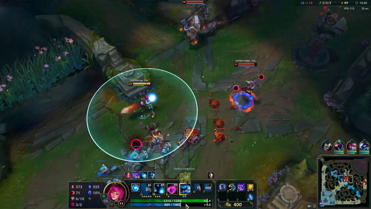 ahri outplay