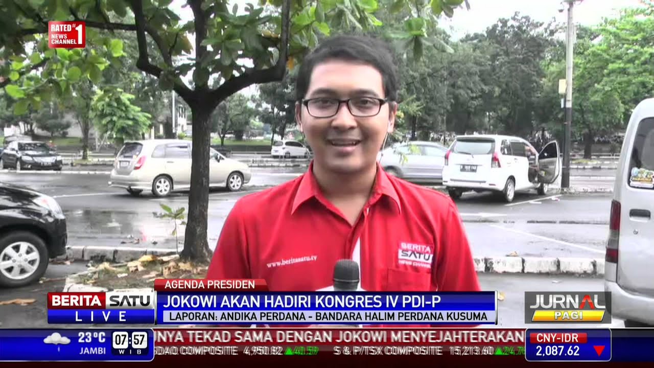 Jokowi Hadiri Kongres Ke-IV PDIP