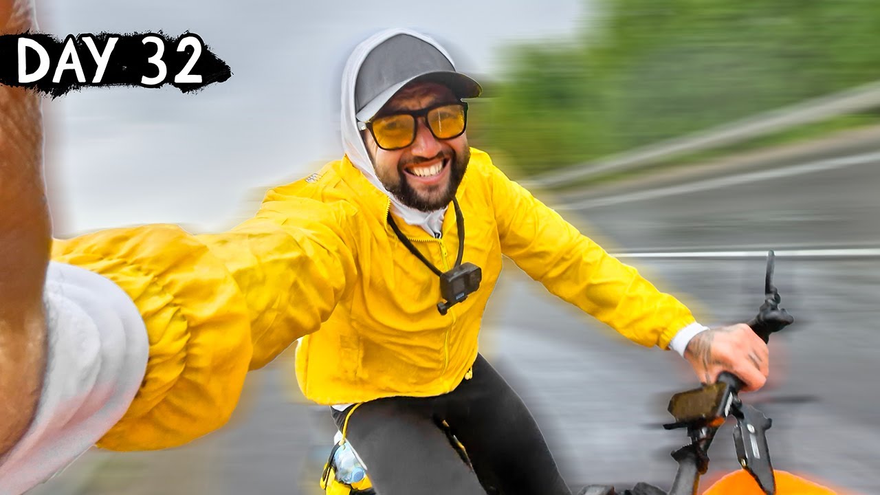 In 50 days, I traveled 1/4 of the PLANET on an electric bike