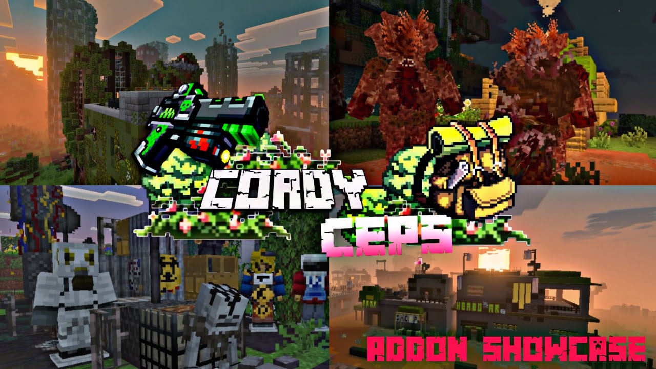 Minecraft Cordyceps Zombie Apocalypse bedrock ( Part-1) Mcpe 